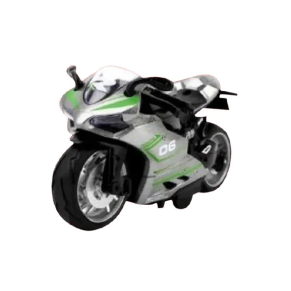 Die-cast Pull-back Motorcycle With Light & Sound 72ct Floor Display - Image 2