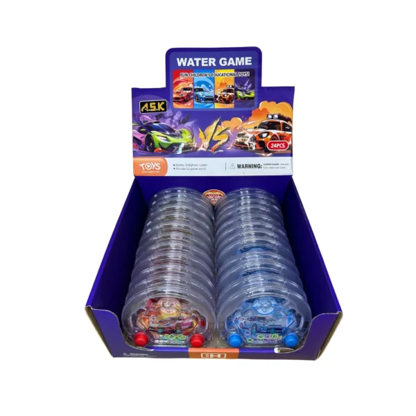 WaterPad Game Car Race Series Round Shape 24 CT Counter Display