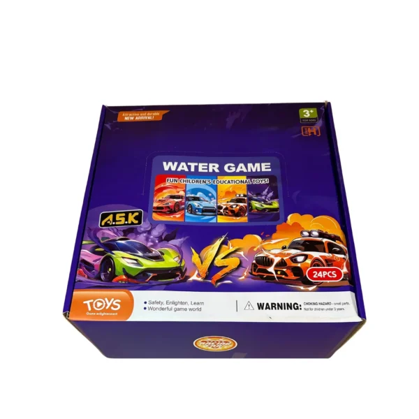 WaterPad Game Car Race Series Round Shape 24 CT Counter Display - Image 3
