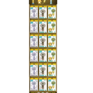 Pocket Mini Handheld Fan (3 Stylish Designs) 144 Count Floor Display