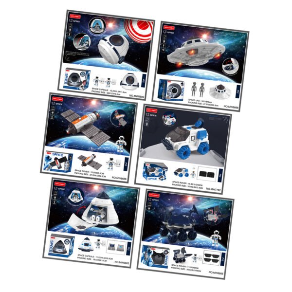 Space Toy Set 60CT Floor Display - Image 3