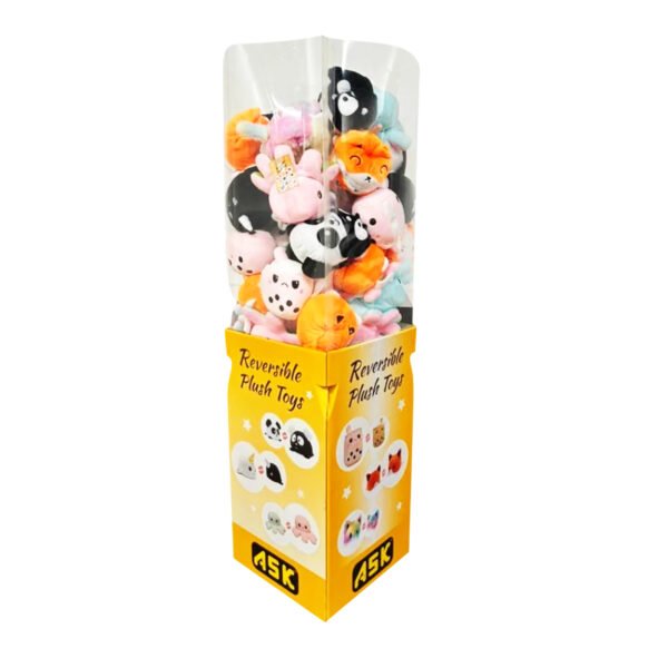 Reversible Assorted Plush Toy Display 96 CT