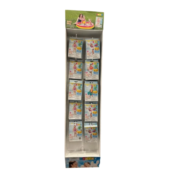 INTEX Swimming Ring 2 Styles 144 CT Floor Display