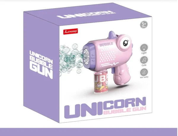 Unicorn Bubble Gun 24CT