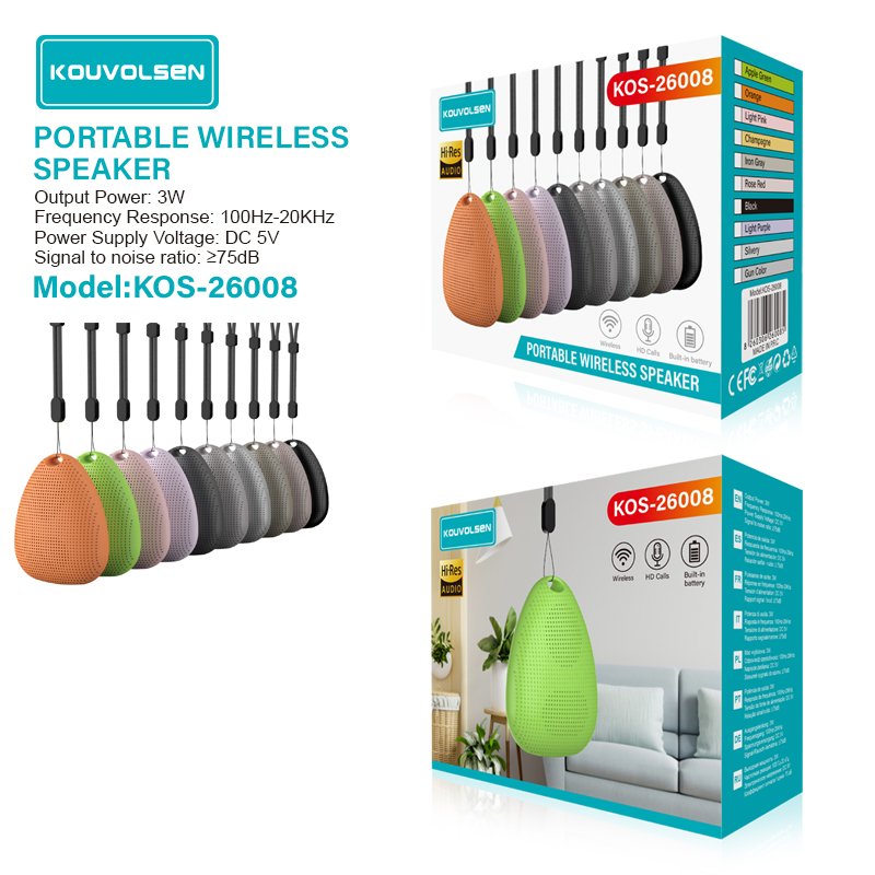 Mini Portable Wireless Speaker Triangle 6ct Refill - Image 4