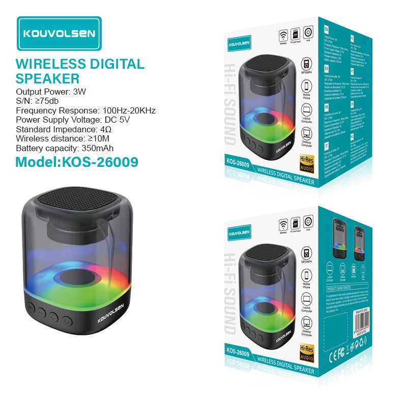 Wireless Digital LED Speaker 6ct Refill - Image 4