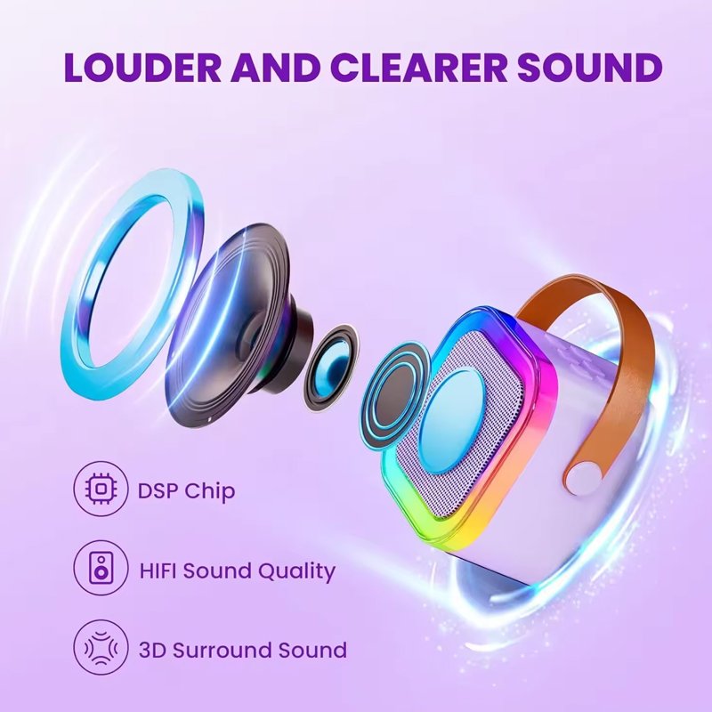 LED Karoke Sound System 6ct Refill - Image 3