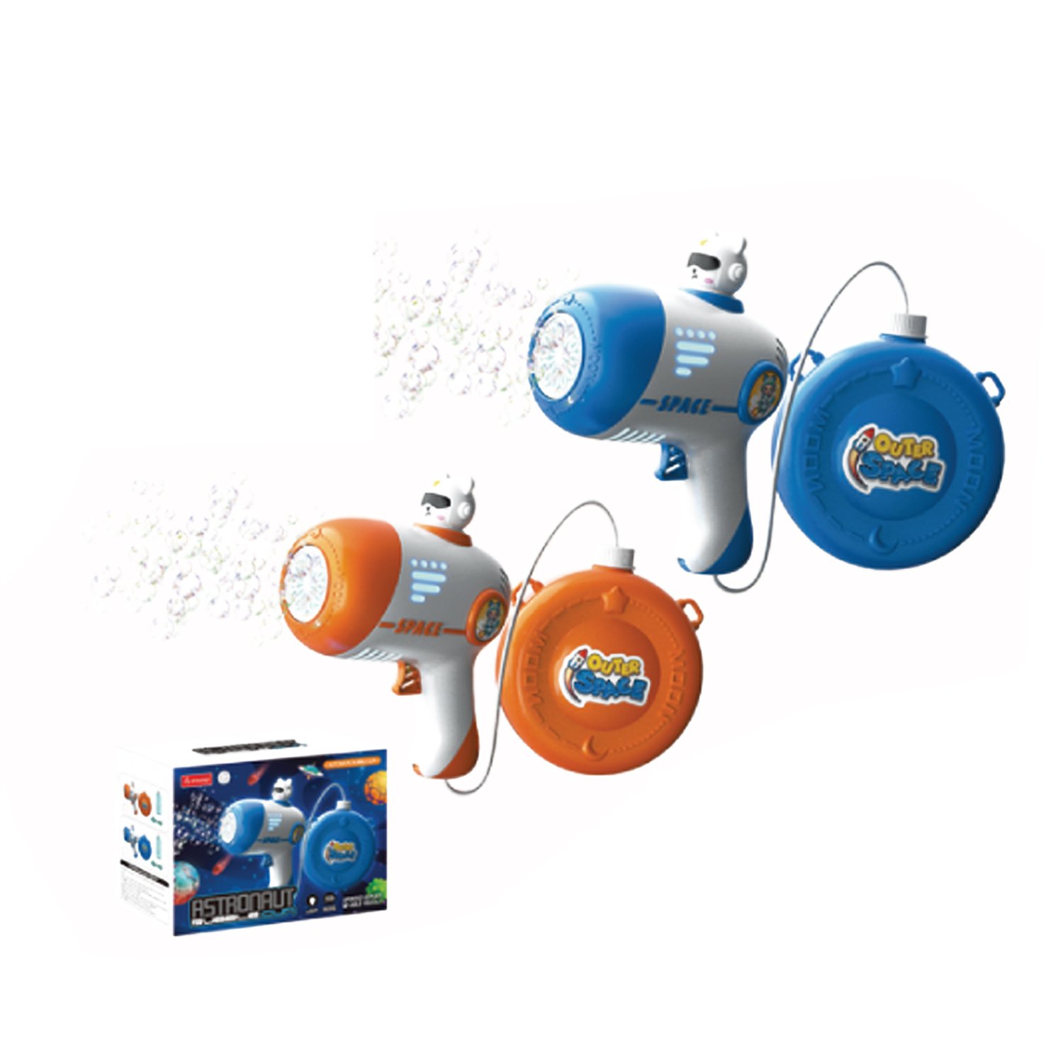 Astronaut Bubble Gun w/ Water Pack 24ct