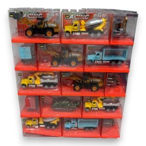 Diecast Tank/Truck/Bus 72ct Display