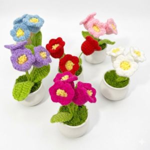 Knit Bonsai Flower Mini Tulips 12 ct