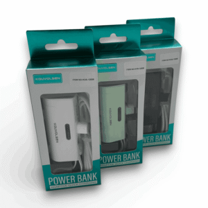 10000mAh Plug in Portable Power Bank 4ct Refill