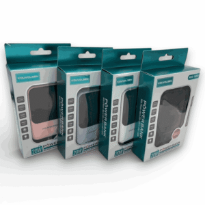 10000mAh Power Bank w/ Built in Cables 4ct Refill