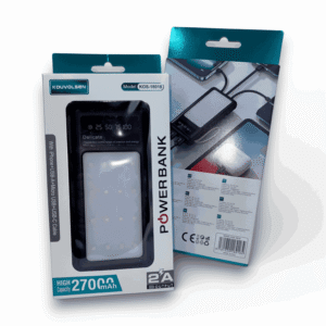 27000mAh Power Bank w/ Built in Cables 4ct Refill