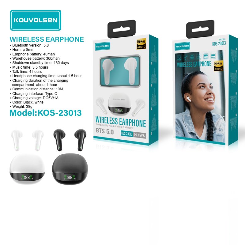 Wireless Earbuds with LED Case 10ct Refill - Image 2