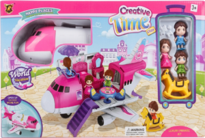 Pink Airplane w/ Accessories 8ct