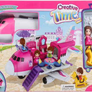 Pink Airplane w/ Accessories 8ct