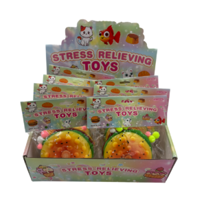 Stress Relieving Squishy Burgers 8ct