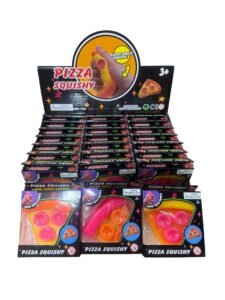 display box of pizza squishy toys