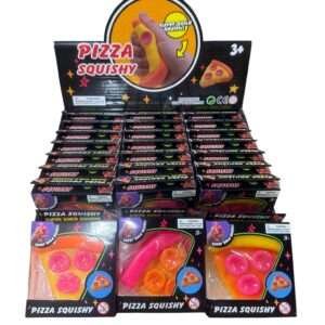 display box of pizza squishy toys