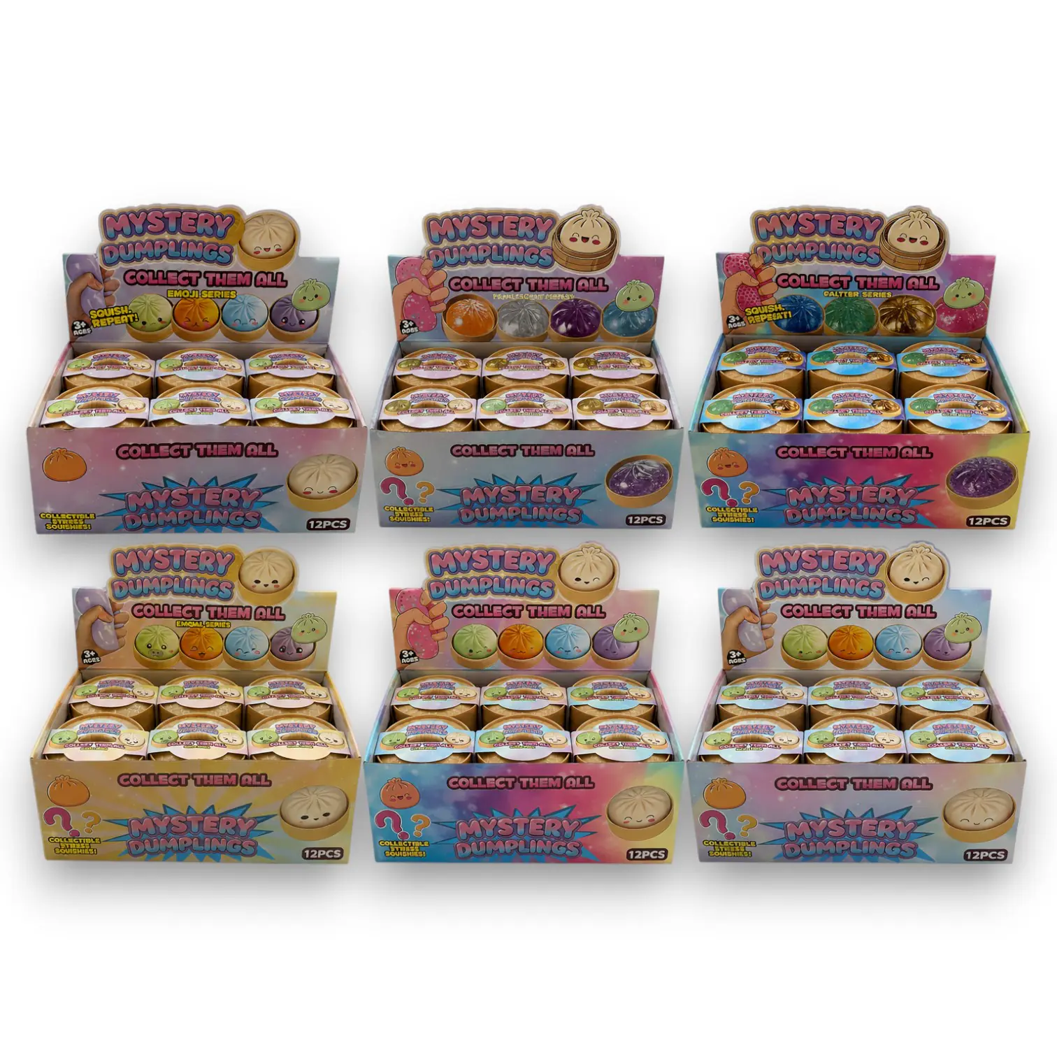 Mystery Squishy Dumplings - Assorted Variety 72ct - Image 2