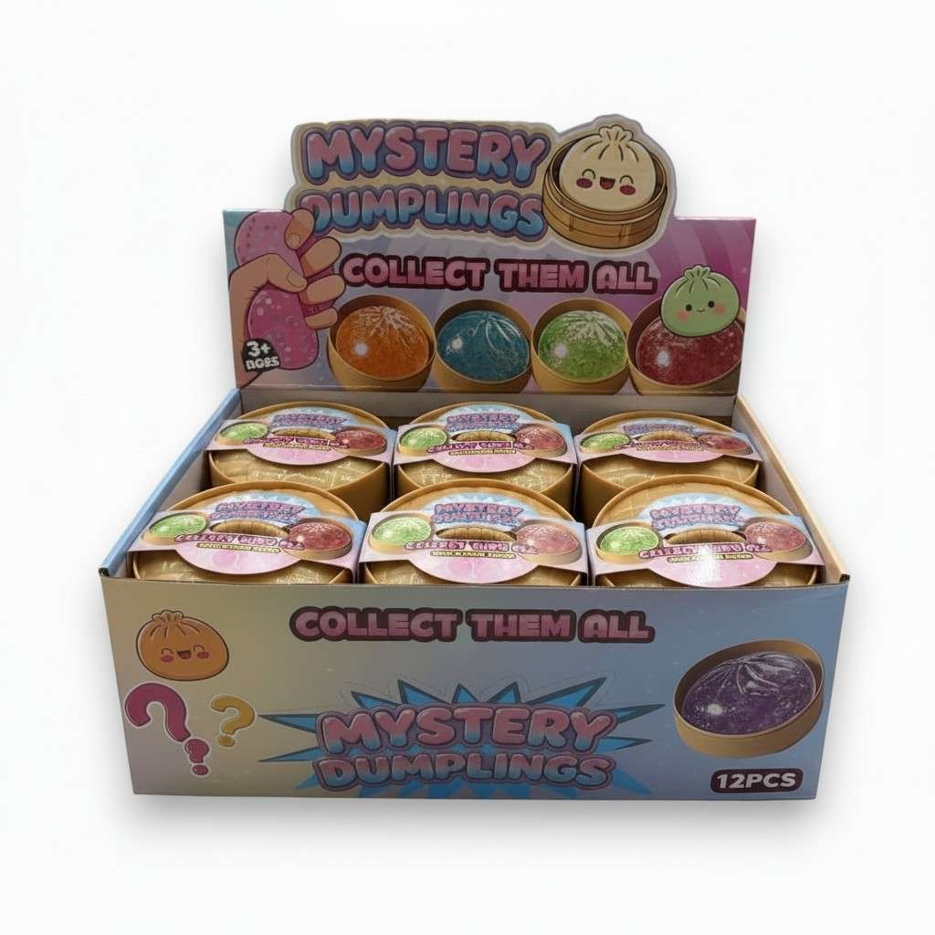 Mystery Squishy Dumplings - Transparent Series 12ct - Image 2
