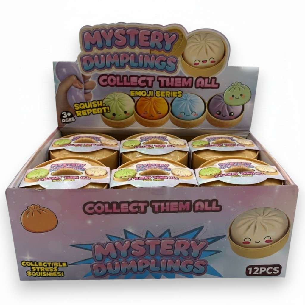 Mystery Squishy Dumplings - Emoji Series 12ct - Image 4