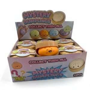 Mystery Squishy Dumplings - Emoji Series 12ct