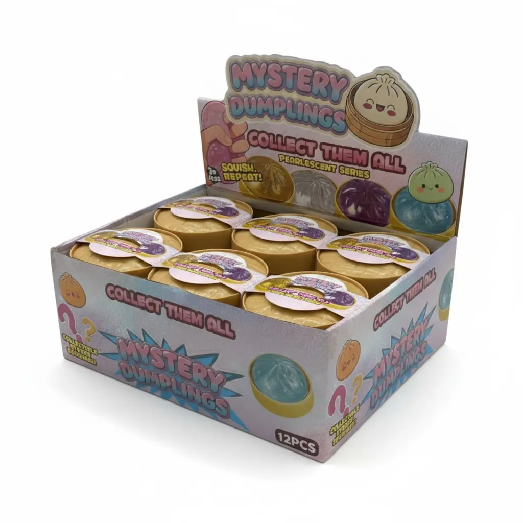 Mystery Squishy Dumplings - Pearlescent Series 12ct - Image 2