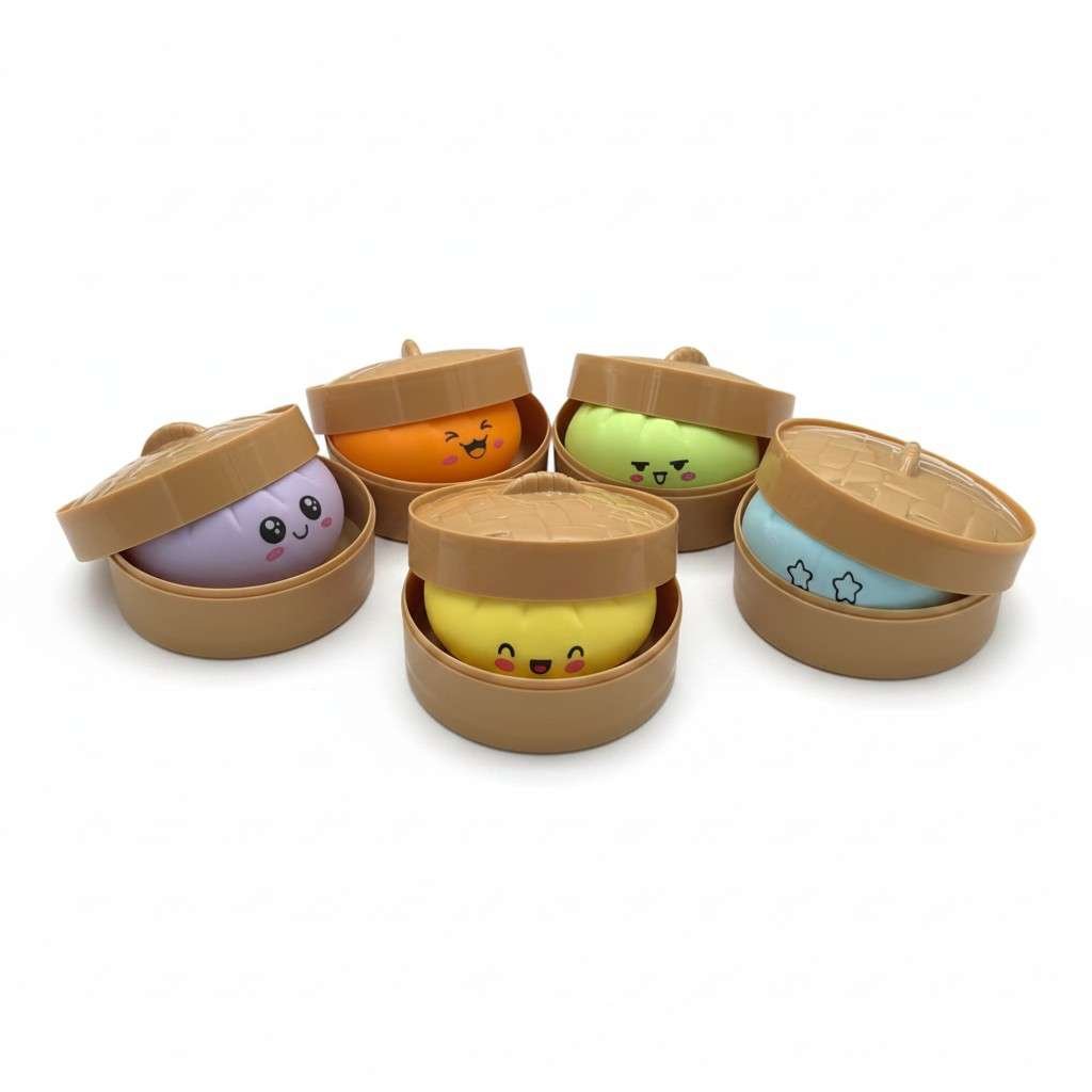 Mystery Squishy Dumplings - Emoji Series 12ct - Image 5