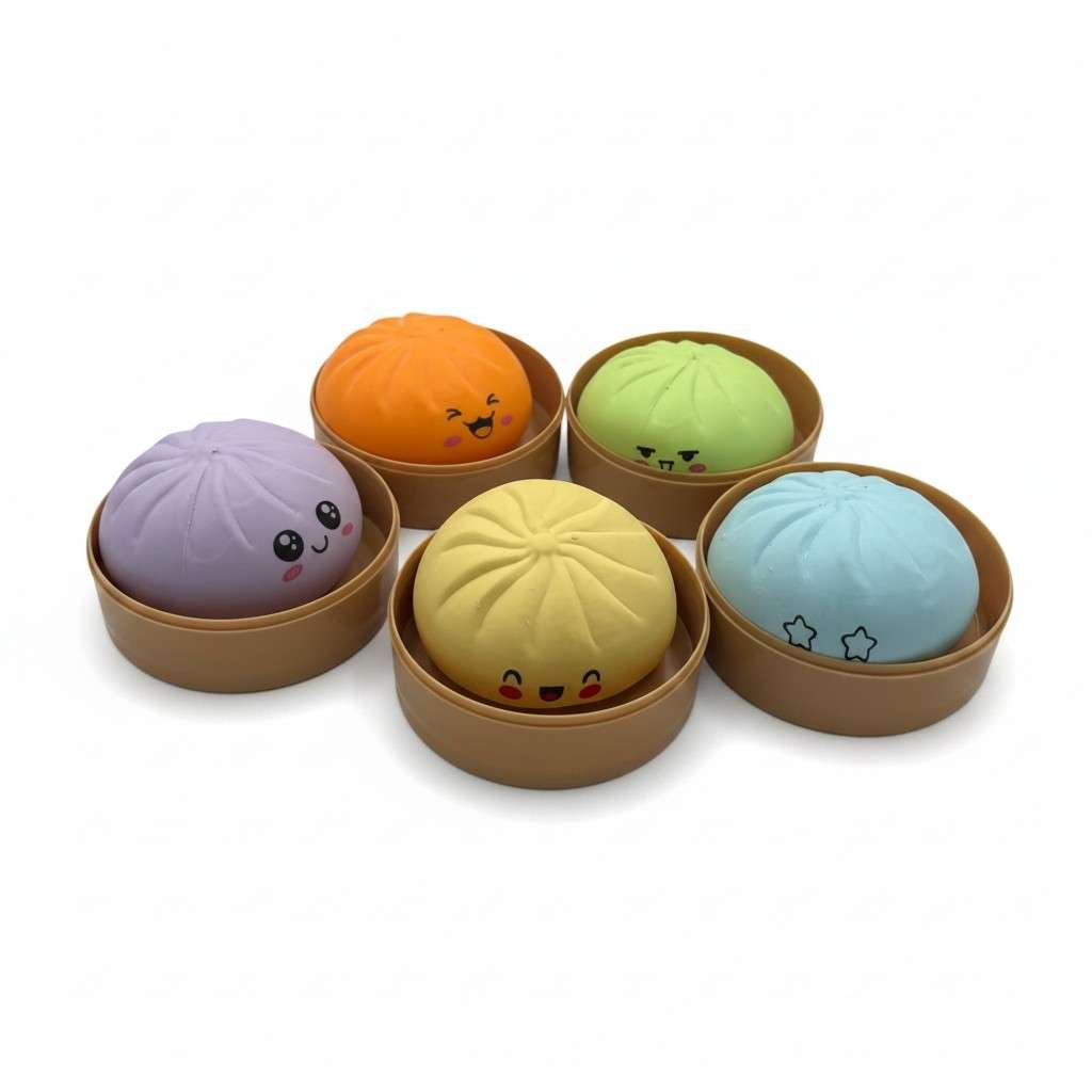 Mystery Squishy Dumplings - Emoji Series 12ct - Image 3