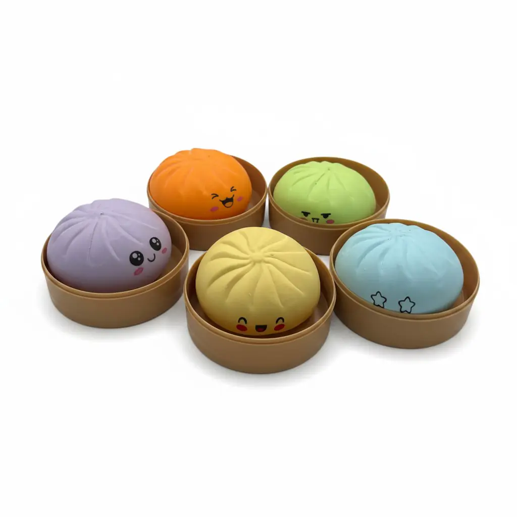 Mystery Squishy Dumplings - Emoji Series 12ct - Image 3