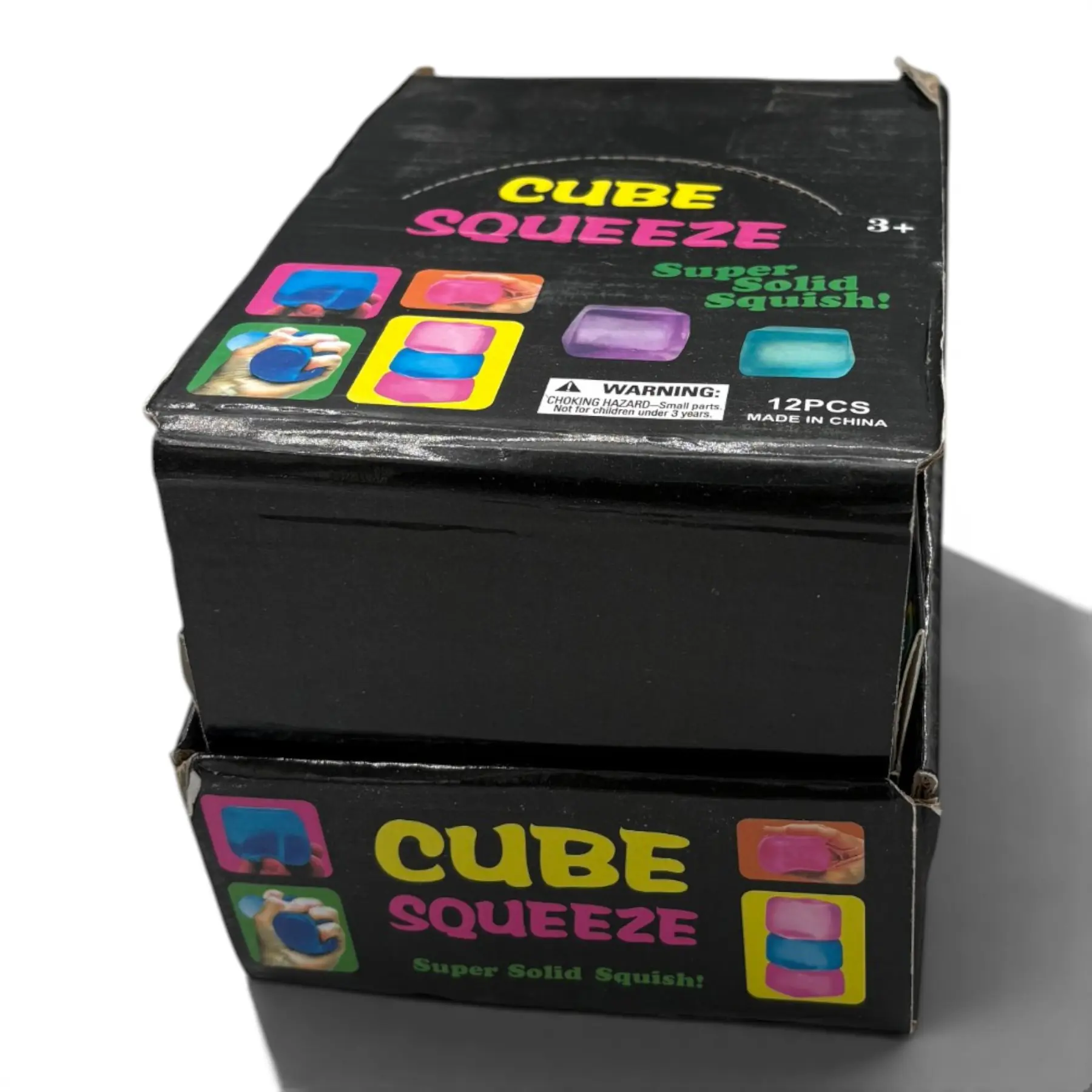 Assorted Glitter Ice Cube Squeezy – Glitter Squishy Sensory Toy 12ct PDQ Display - Image 9
