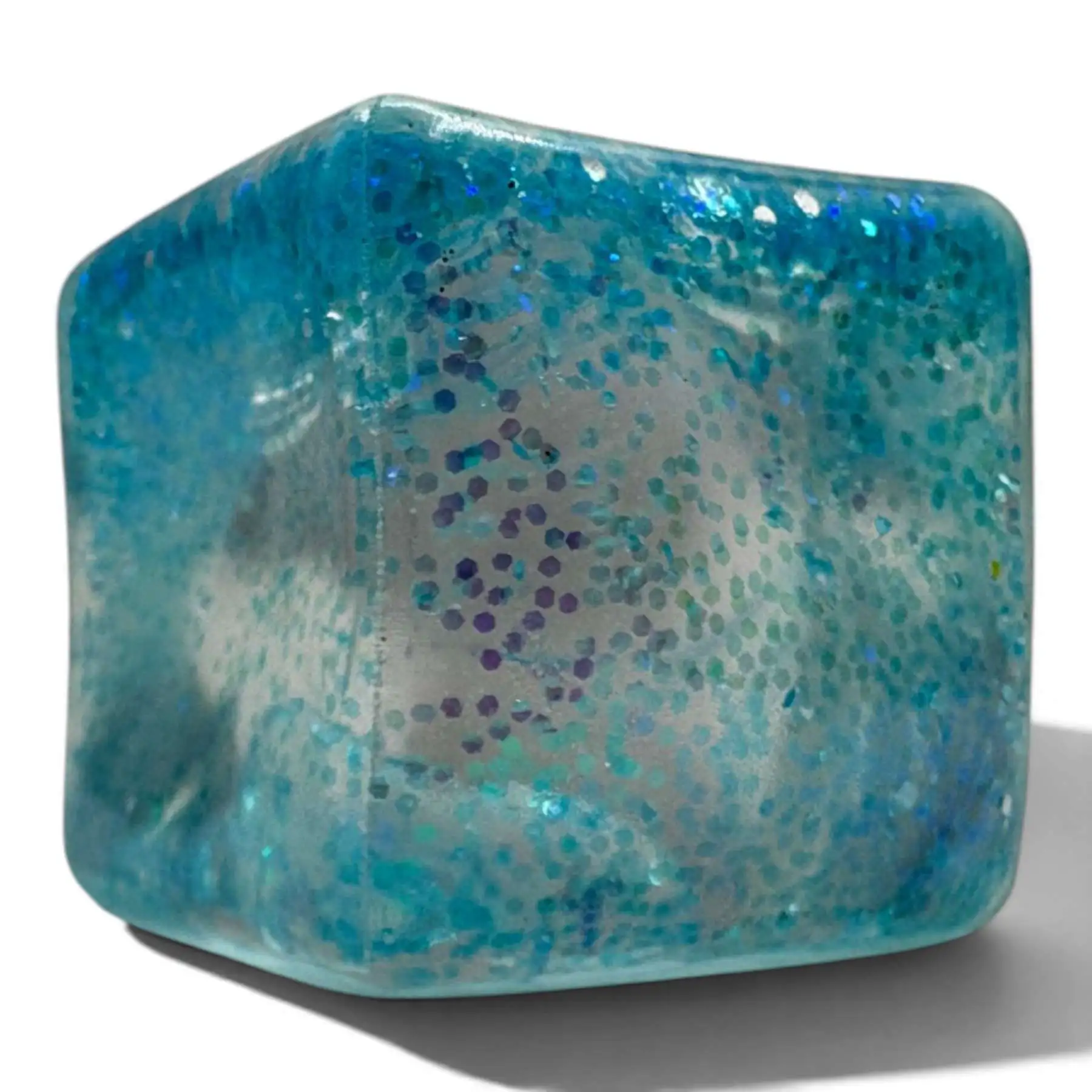 Assorted Glitter Ice Cube Squeezy – Glitter Squishy Sensory Toy 12ct PDQ Display - Image 17