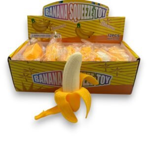 Banana Squeeze Toy 12ct