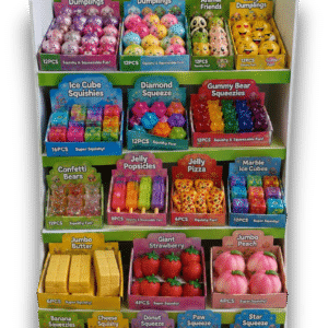 Assorted Squishy Display 288ct