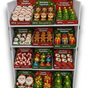 Christmas Squishy Display 288ct