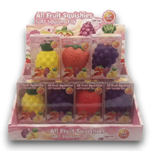 Wax Covered Fruit Squishies 48ct