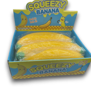 Jumbo Banana Squishy 24ct
