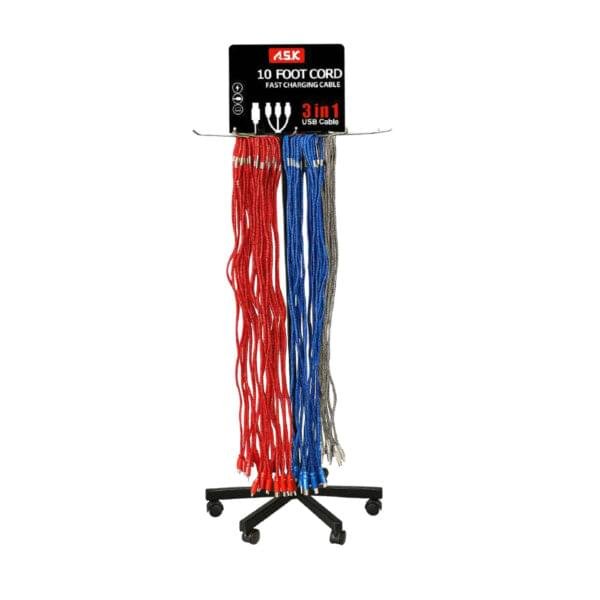 10 FT All in 1 Cable 96 CT Floor Display