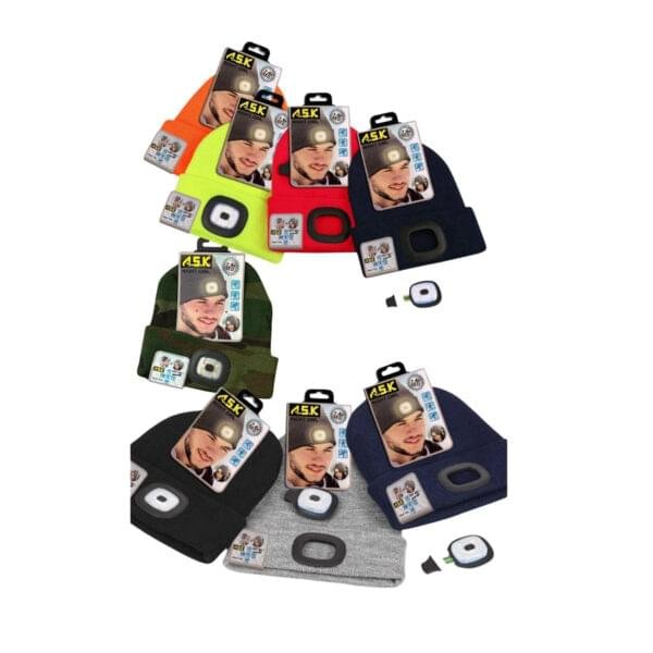 Beanie Hat with LED Light 96 CT Floor Display - Image 3